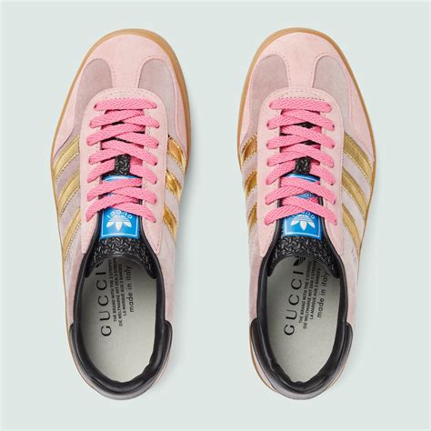 gazelle gucci femme rose|adidas x Gucci Collaboration .